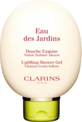 CLARINS Eau des Jardins uplifting shower gel 150ml