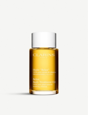 Shop Clarins Relax Body Treatment Oil Soothing/relaxing 100ml