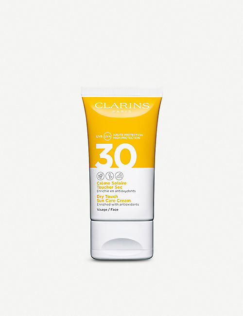 CLARINS: Dry Touch Sun Care cream for face SPF30 50ml