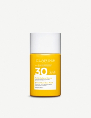CLARINS: Mineral Sun Care Fluid for Face SPF 30 30ml