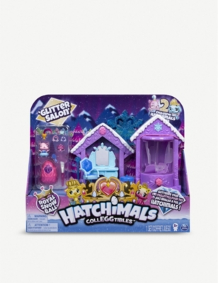 Hatchimals CollEGGtibles, Glitter Salon Playset with 2 Exclusive, for Kids Aged 5 and Up