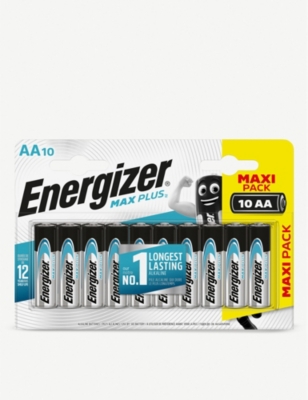 ENERGIZER: Max Plus AA alkaline batteries pack of 10