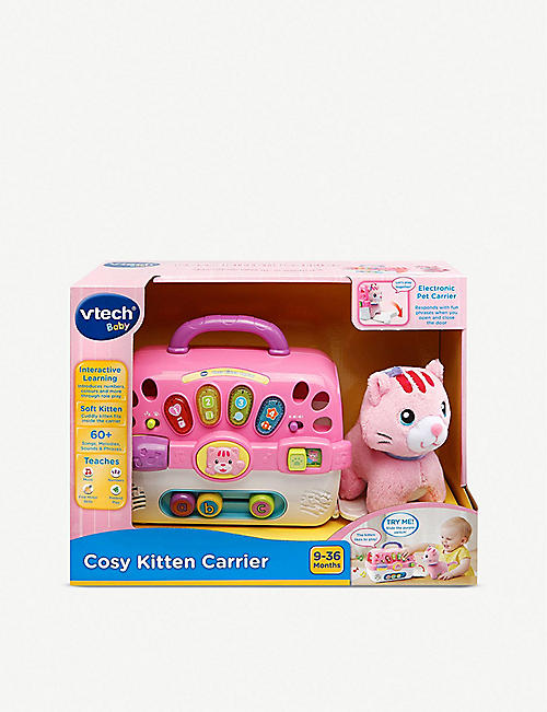 VTECH: Cosy kitten carrier soft toy and carry case