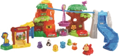 vtech toot toot animals farm playset