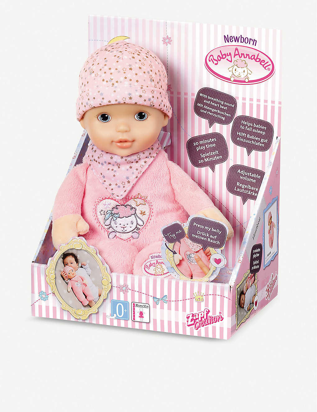 Baby Annabell Heartbeat For Babies Soft 30cm Baby Doll 