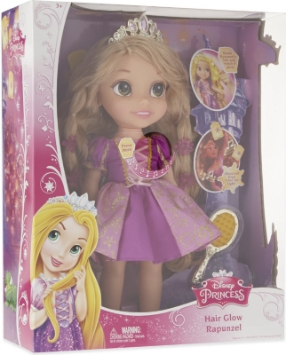 rapunzel glowing hair doll