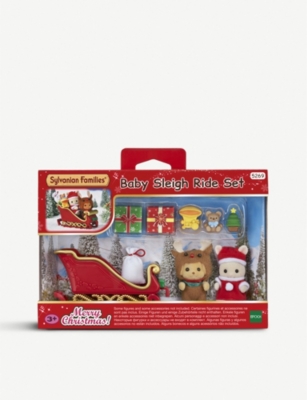 baby sleigh ride set sylvanian families