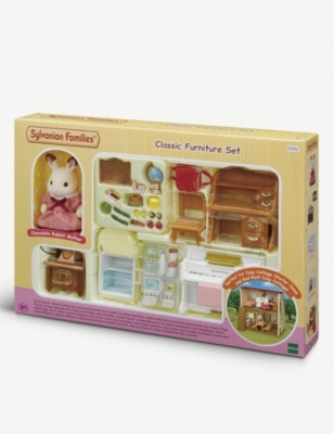 sylvanian families classic furniture set