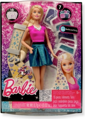 barbie glitter hair doll