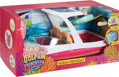 barbie dolphin magic ocean view boat playset