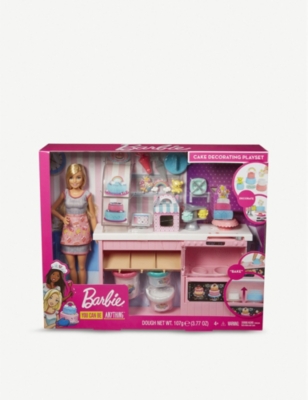 barbie bakery chef doll and playset