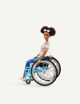 barbie on a wheelchair