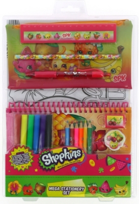 shopkins stationery set