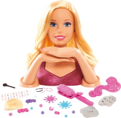 barbie styling doll head