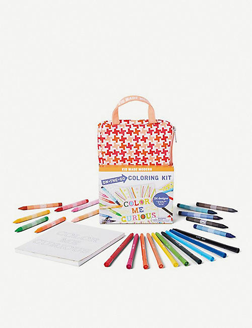 KID MADE MODERN: On-The-Go colouring kit