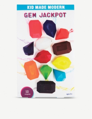 KID MADE MODERN: Gem Jackpot crayon pack of 12