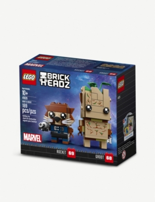 lego brickheadz groot & rocket