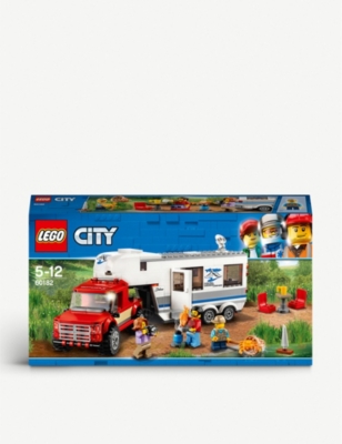 lego city pickup and caravan 60182