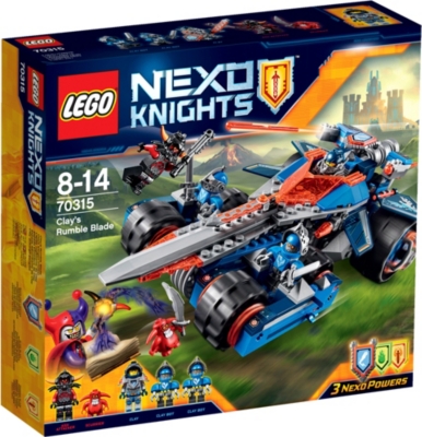 lego nexo clay