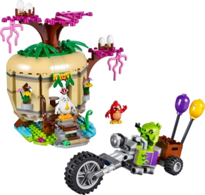 lego angry birds pig city teardown