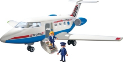 playmobil city action passenger plane