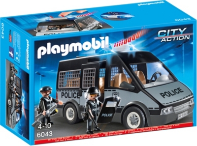 playmobil city action police van