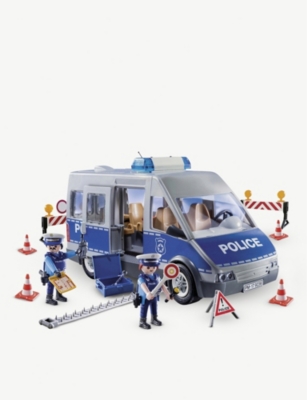 playmobil 9236 city action traffic police van