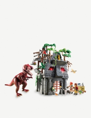 Playmobil hidden sale temple with trex