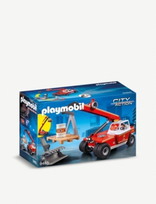 playmobil fire crane