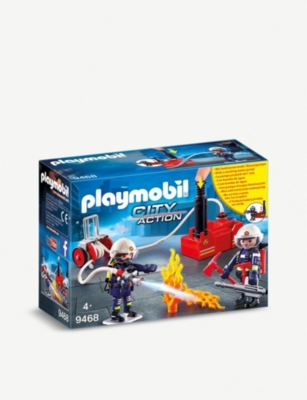 PLAYMOBIL: City Action 9468 firefighters and pump playset