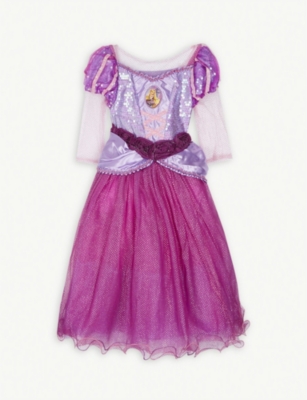 DRESS UP - Disney Princess Rapunzel fancy dress costume and tiara 3-4 ...