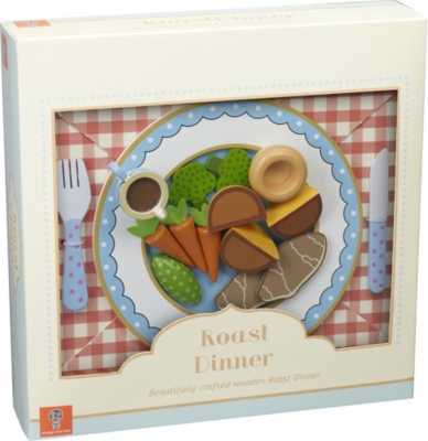 childrens wooden dinner set