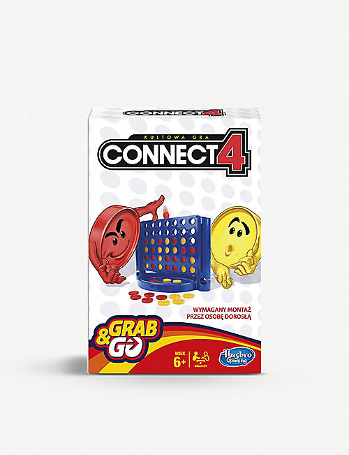 BOARD GAMES ：Hasbro Gaming Connect 4 Grab and Go棋盘游戏