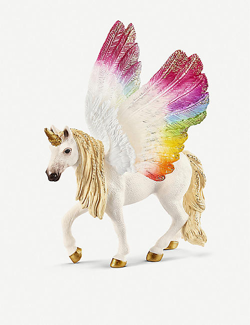 SCHLEICH: Balaya Winged Rainbow Unicorn foal toy
