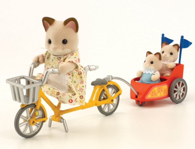 Tandem bike with baby cart set   SYLVANIAN FAMILIES  selfridges