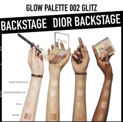 Dior Backstage Backstage Glow Face Palette 10g In 002