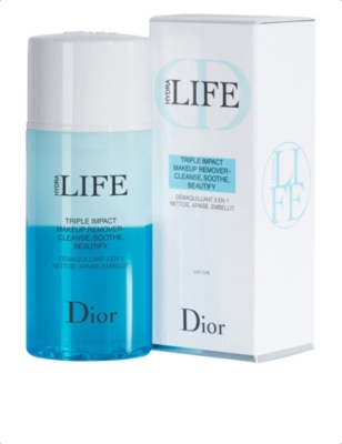 dior hydra life triple impact makeup remover