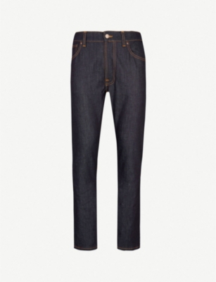 NUDIE JEANS: Lean Dean slim-fit skinny jeans