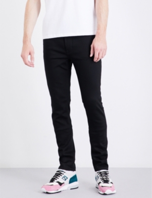 NUDIE JEANS: Lean Dean slim-fit tapered jeans