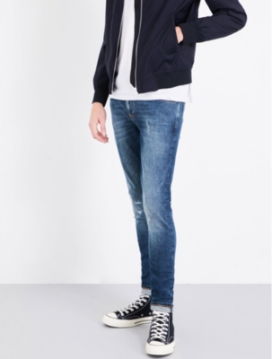 NUDIE JEANS Skinny Lin slim-fit skinny jeans
