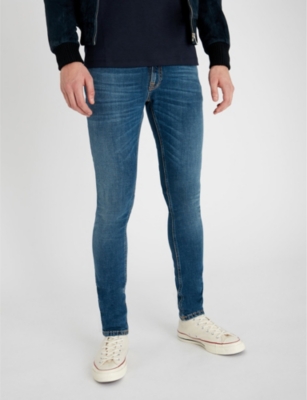 NUDIE JEANS Skinny Lin faded slim-fit skinny jeans