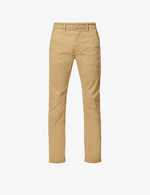 NUDIE JEANS: Slim Adam slim-fit tapered stretch organic-cotton trousers