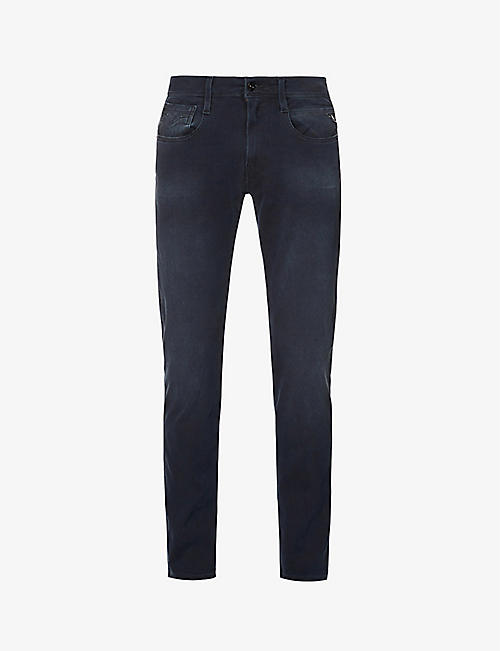 REPLAY: Anbass Hyperflex Plus stretch-denim jeans