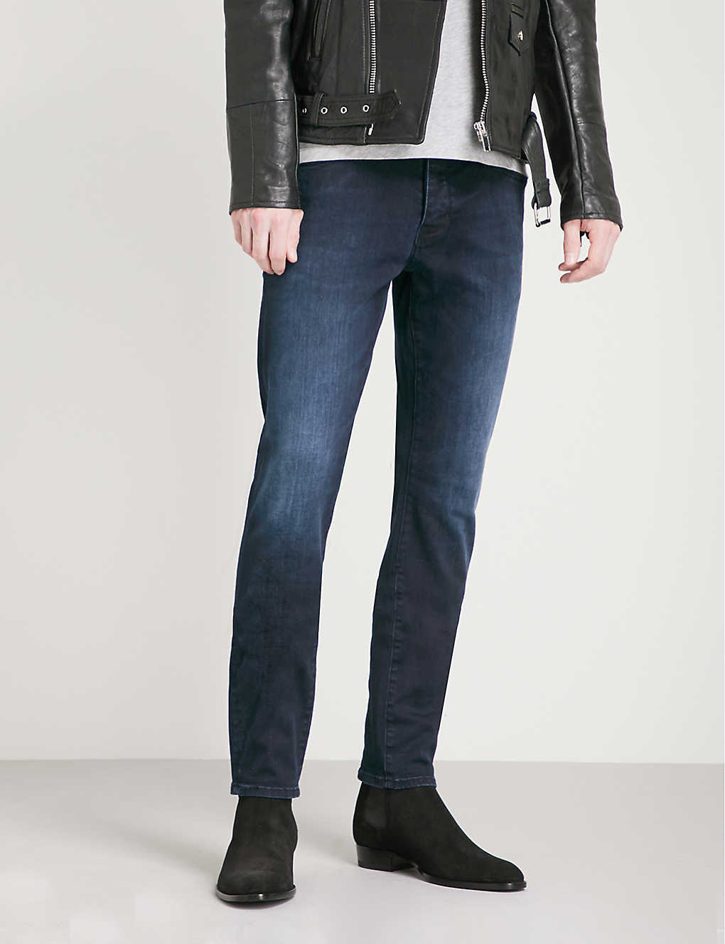 Shop Neuw Iggy Faded Skinny Stretch-denim Jeans In Polar