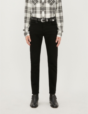 Shop Neuw Men's Perfecto Iggy Skinny Stretch-denim Jeans In Perfecto (black)