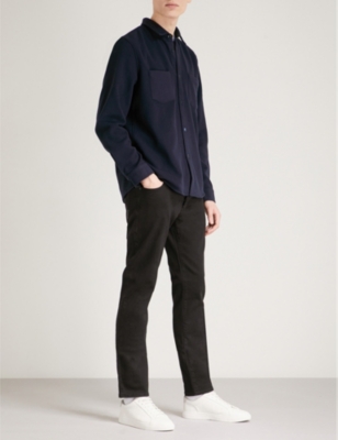 Shop Neuw Men's Forever Black Slim-fit Tapered Jeans