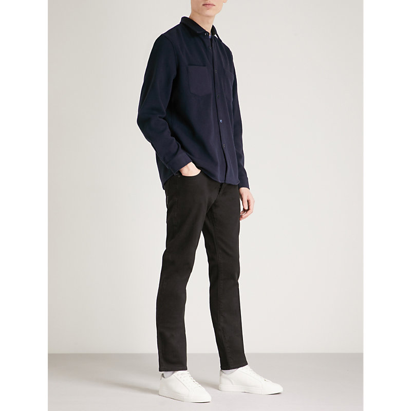 Shop Neuw Slim-fit Tapered Jeans In Forever Black