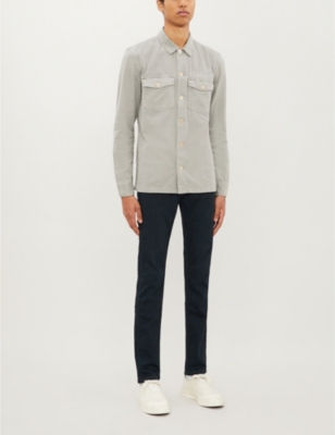 PAIGE: Federal slim-fit straight-leg stretch-denim jeans