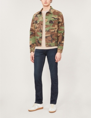 PAIGE: Federal slim-fit straight-leg jeans