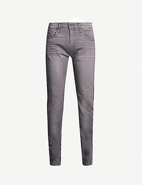 PAIGE: Federal slim-fit straight-leg jeans